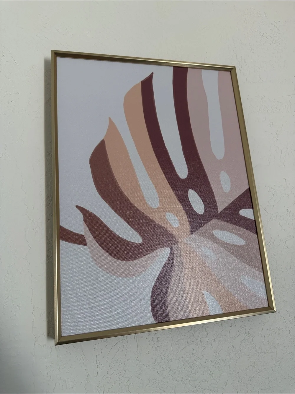 Boho Abstract Botanical and Landscape Wall Art Set Blush Gold Tones 12x16 Decor